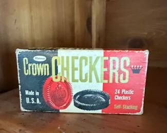 Whitman Crown Checkers Game