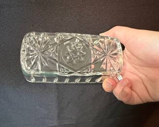 Anchor Hocking Early American Prescut (EAPC) Star of David Relish Dish