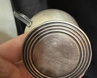 Vintage Sterling Silver Weighted Creamer