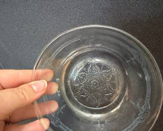 Vintage Indiana Glass 'Madrid' Clear Glass Bowl