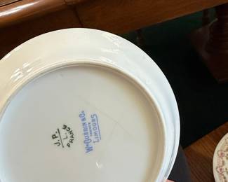 Wm. Guérin & Co. Limoges Porcelain Floral Bowl