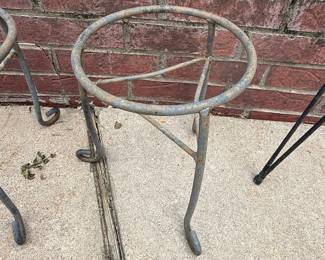 Vintage Wrought Iron Plant Stand