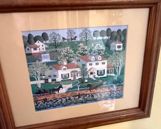 Set of Four Charles Wysocki Framed Prints
