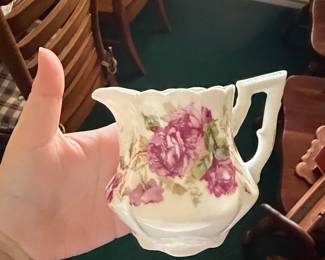 Victorian Porcelain Floral Creamer