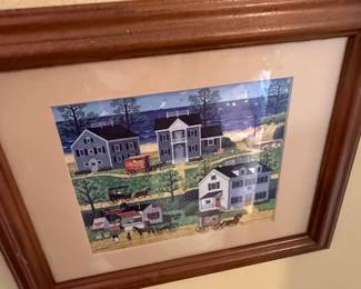 Set of Four Charles Wysocki Framed Prints
