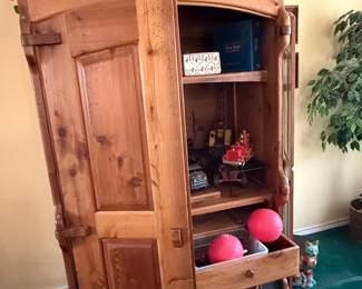 Rustic Pine Armoire