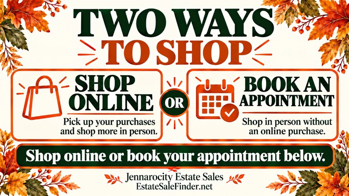 Two ways to shop online or appointment