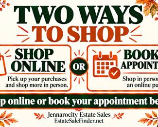 Two ways to shop online or appointment