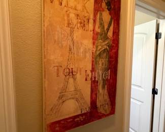French inspired artwork
