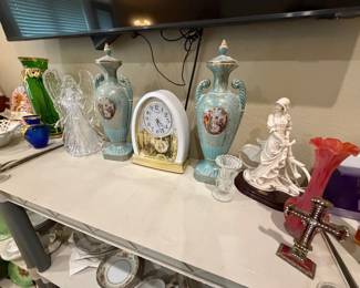 Vintage China, Crystal, and silver
