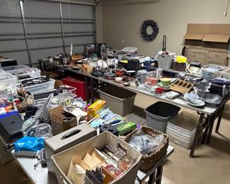 Garage completely full