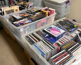 CDs and DVDs