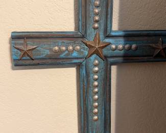 Hand-painted decorated cross