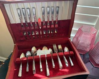 Vintage silver plate flatware