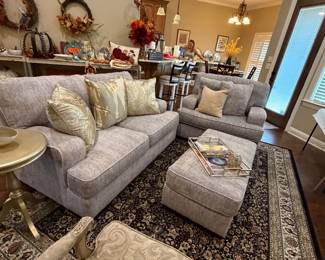 Sofa with ottoman