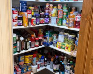 Food pantry absolutely full!