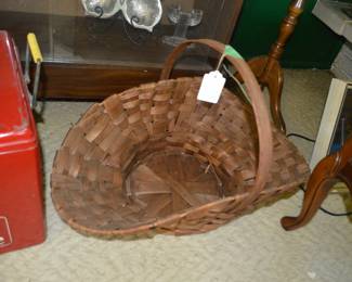 Vintage Flower Gathering Basket