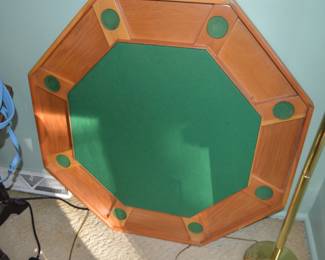 Vintage poker table