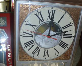 Busch lighted clock