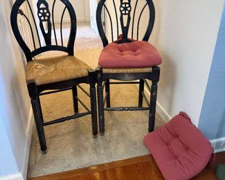 Wooden counter height chairs