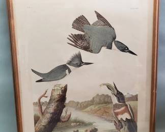 010  Lot 163  Antique chromolithograph of John James Audubons