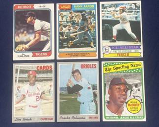 633  Lot 459h  Lot of 1960s70s Topps baseball cards