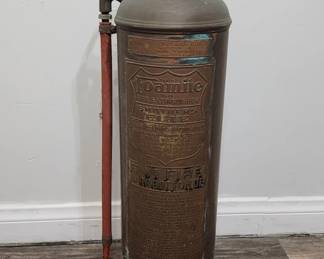 463  Lot 434h  Vintage Foamite decor fire extinguisher