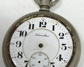 404  Lot 235  Vintage Hamilton pocket watch