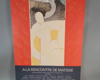 657  Lot 498  Matisse print poster