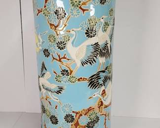 456  Lot 425h  Vintage ceramic tall vaseumbrella stand