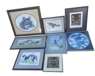640  Lot 465h  Large lot of animal prints