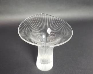 063  Lot 744  Kantarelli glass vase designed by Tapio Wirkkala