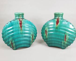 609  Lot 395  Pair of Chinese ceramic vases
