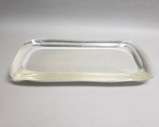 293  Lot 434  Midcentury Modern acrylic fruit bowl