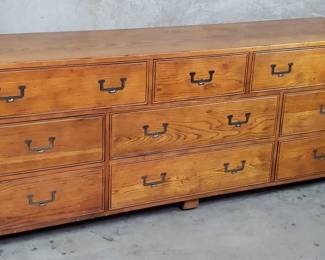 023  Lot 162  Artefacts by Henredon Midcentury oak dresser