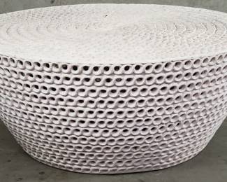 655  Lot 494  Coralstyle ceramic coffee table