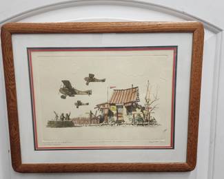 422  Lot 327h  Vintage 94th Aero Squadron by Herb Ficher