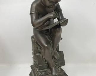 155  Lot 237  Antonia Canova style bronze sculpture