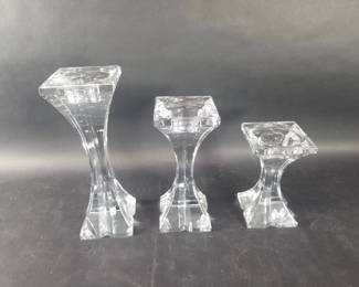 748  Lot 368  Set of 3 lead crystal sticks