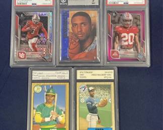 648  Lot 475h  Lot of graded sports cards