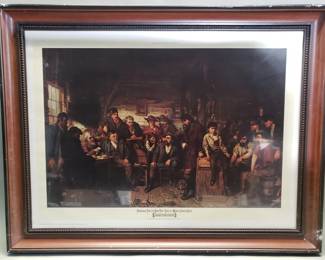 546  Lot 178  Offset print of John Mulvany painting Preliminary