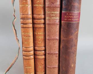 281  Lot 490  Group of antique and vintage books