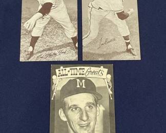577  Lot 344h  Lot of 1960s and 70s Whitey Ford 1962 exhibit