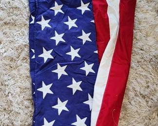 452  Lot 417h  Vintage 50 star Valley Forge American Flag