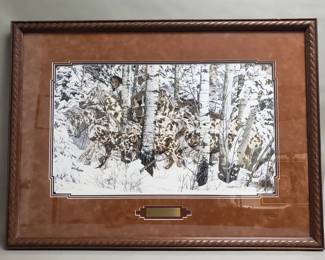 280  Lot 662  Judy Larson signed print In the Company of
