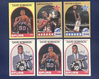 642  Lot 468h  Lot of 1989 NBA Hoops basketball cards