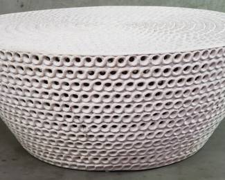 656  Lot 496  Coralstyle ceramic coffee table