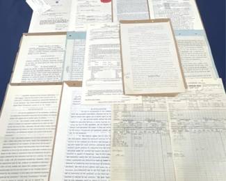 438  Lot 362h  Lot of vintage music contracts  agreements