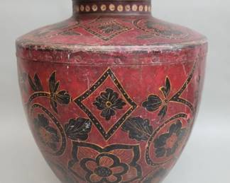 507  Lot 615  Vintage IndoKashmiri hand painted and hand