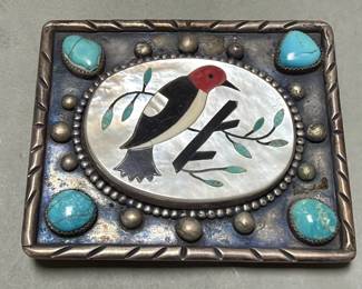 330  Lot 70  Vintage Native American style silver and